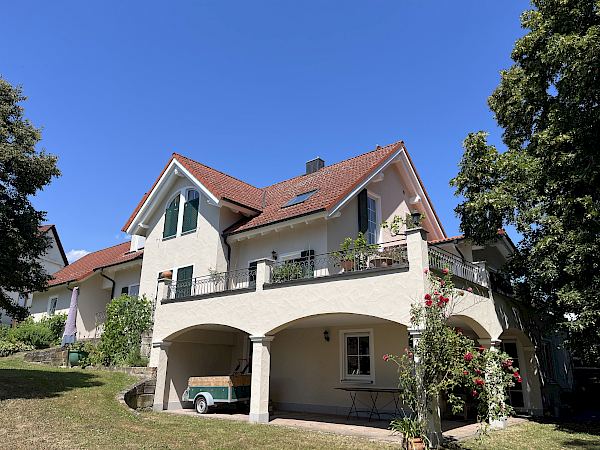 Neugestaltung der Fassade einer Villa